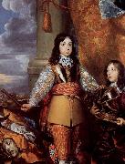 Allegorical portrait of Charles II of England when Prince of Wales with a page on the right and the head of Medusa bottom left William Dobson